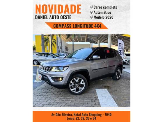 JEEP COMPASS 2.0 16V DIESEL LONGITUDE 4X4 AUTOMÁTICO JEEP COMPASS 2.0 16V DIESEL LONGITUDE 4X4 AUTOMÁTICO